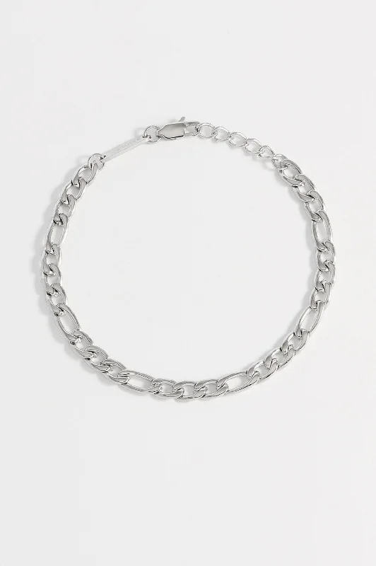 cute bracelet with pastel colors -Mens Figaro Chain Bracelet