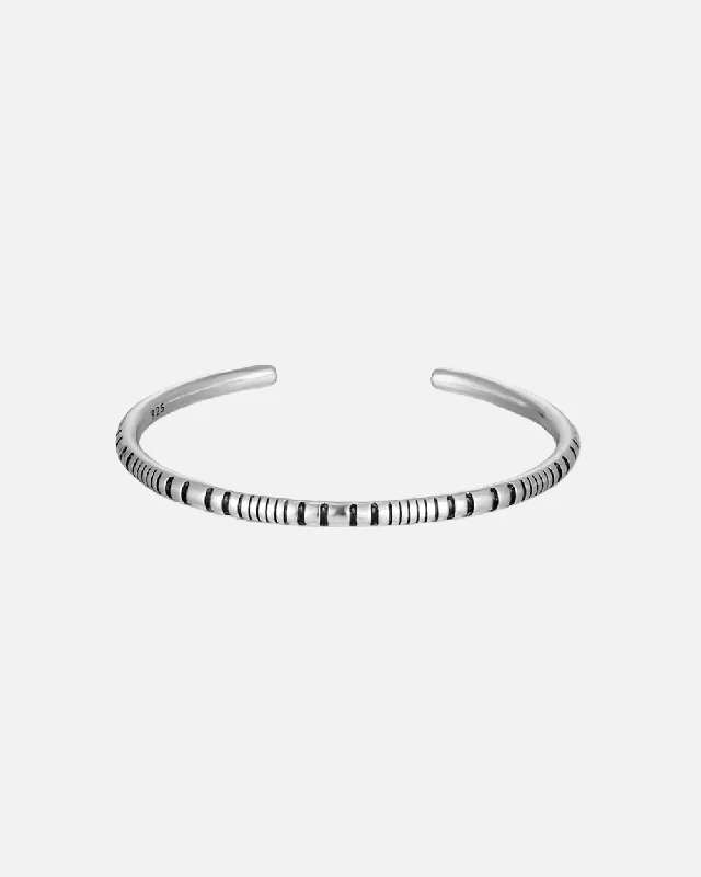 contemporary gold necklace -"RMINA" CUFF BRACELET - WHITE GOLD