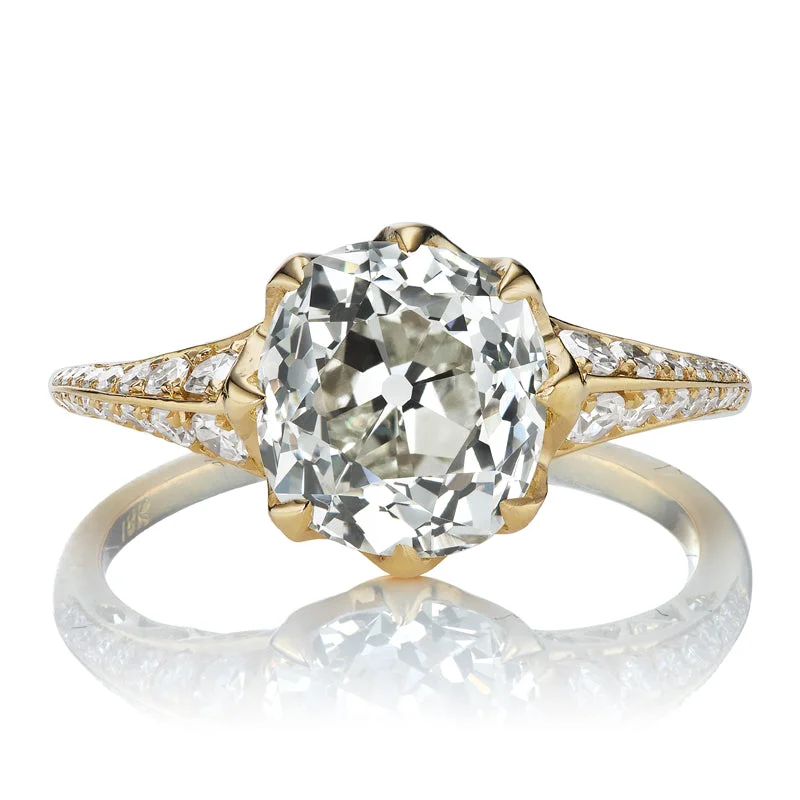 luxurious engagement rings with halo settings -Alyse 3.06