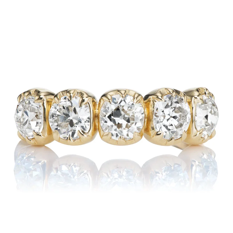 bridal rings sets for women -Andria Band 2.18