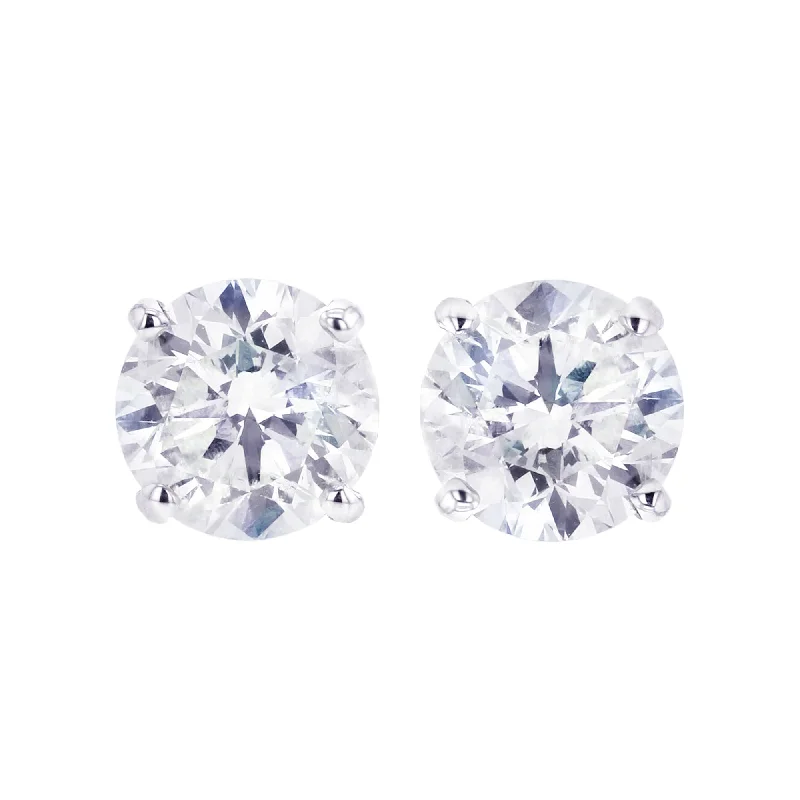 sparkling crystal drop earrings for weddings-Anita Diamond Stud Earrings 1/4ct