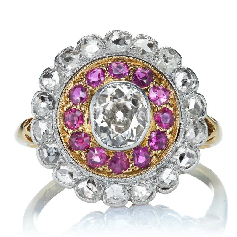 stackable rings with diamonds and gemstones -Brenna