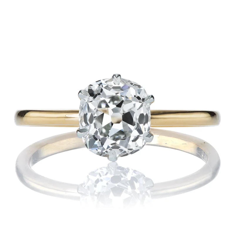 affordable diamond rings for women -Two-Tone Emmy 1.62