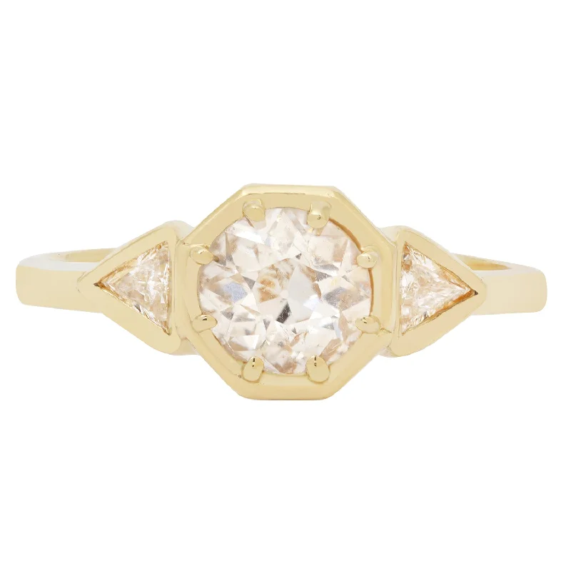 minimalist rings for women with diamonds -Diamond Glow Cleopatra Ring