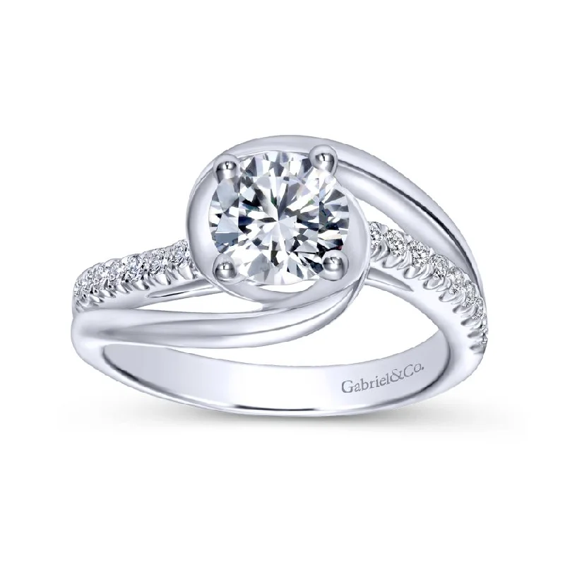 bridal rings sets for women -Gabriel & Co. Lucca Diamond Engagement Ring