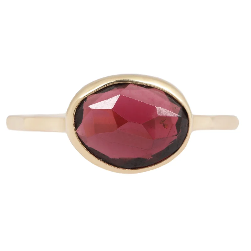 beautiful rings for everyday wear -Garnet Ring