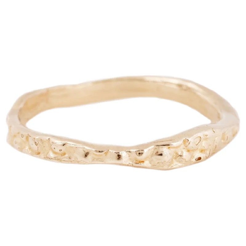 affordable rings for engagement under $500 -Gold Stingray Stacking Band