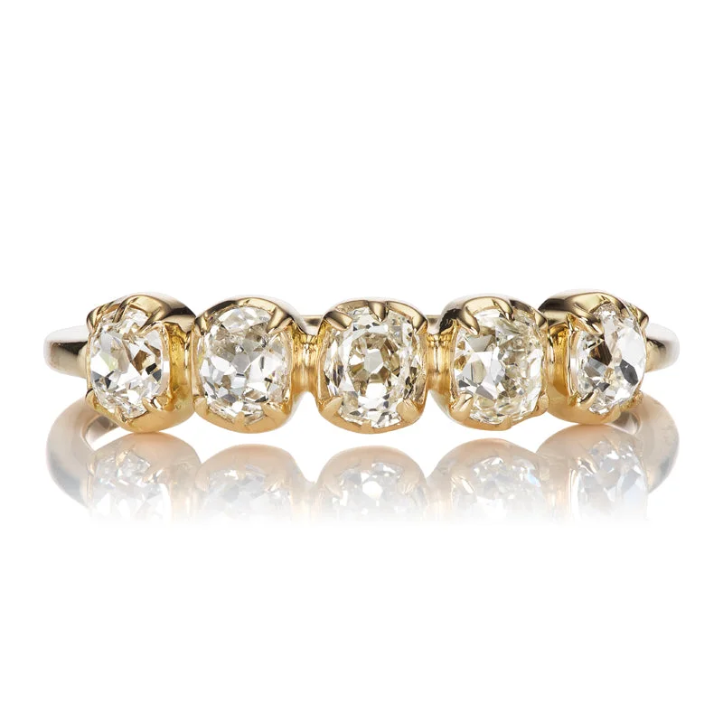 classic rings with diamonds for special occasions -Andria Band 0.92