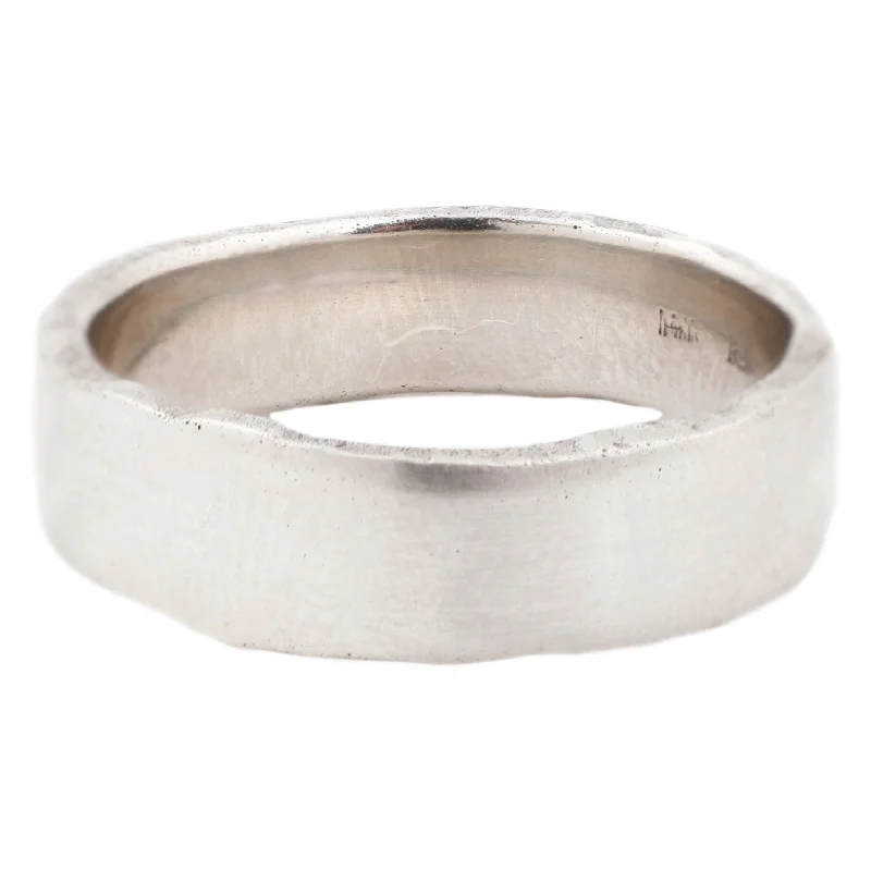 matching wedding rings for men and women -Rough Edge Band