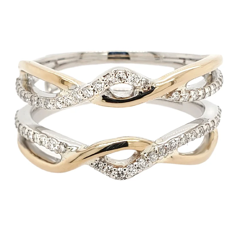 affordable engagement rings under $1000 -Solitaire Ring Guard/Enhancer, 0.23 twt.