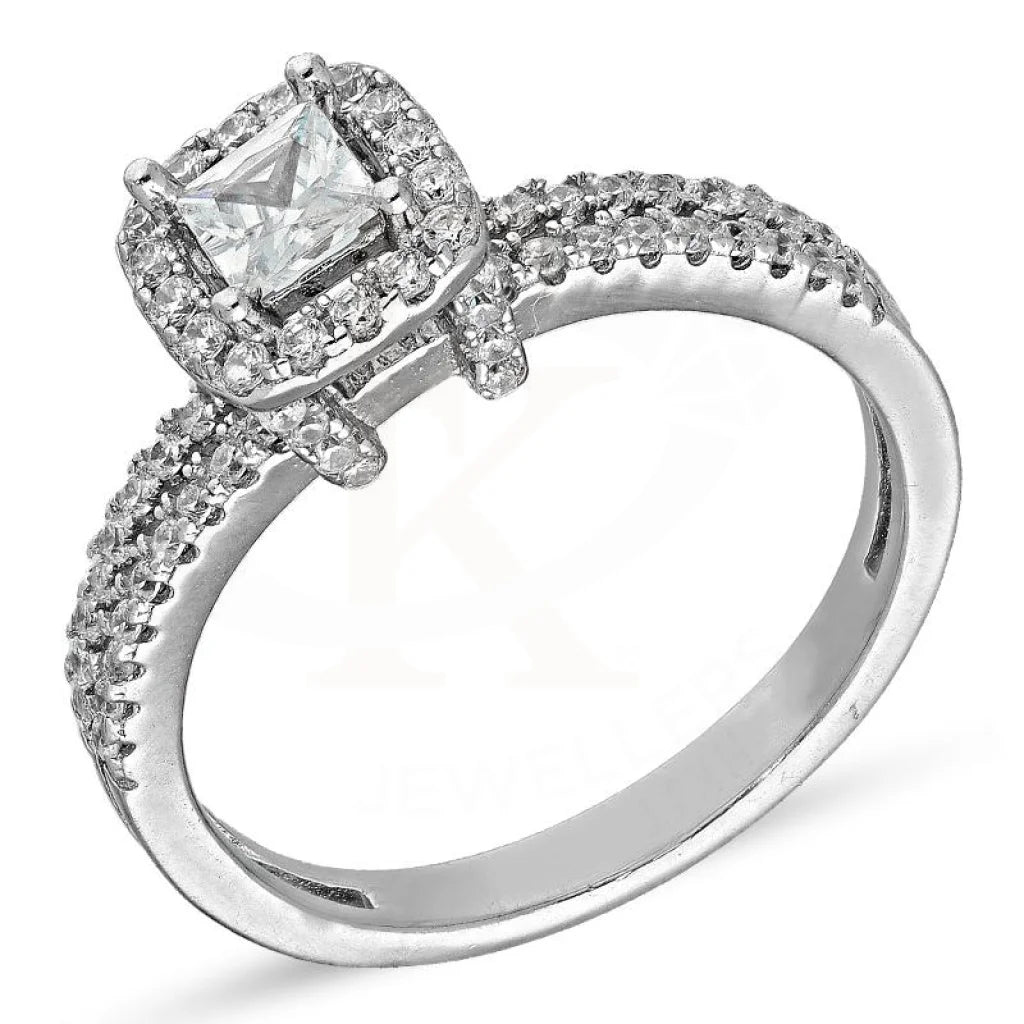 timeless wedding rings with elegant finishes -Sterling Silver 925 Solitaire Ring - FKJRNSL3001