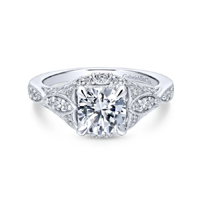 antique style engagement rings -Windsor Engagement Ring Setting