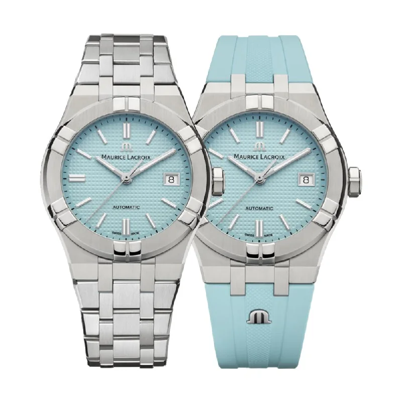 watches for men with automatic movement -Aikon Automatic Limited Summer Edition 39 mm - Turquoise