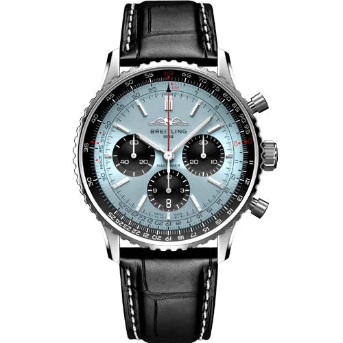 best waterproof watches for swimming -Breitling Navitimer B01 Chronograph Blue Dial Men 43mm