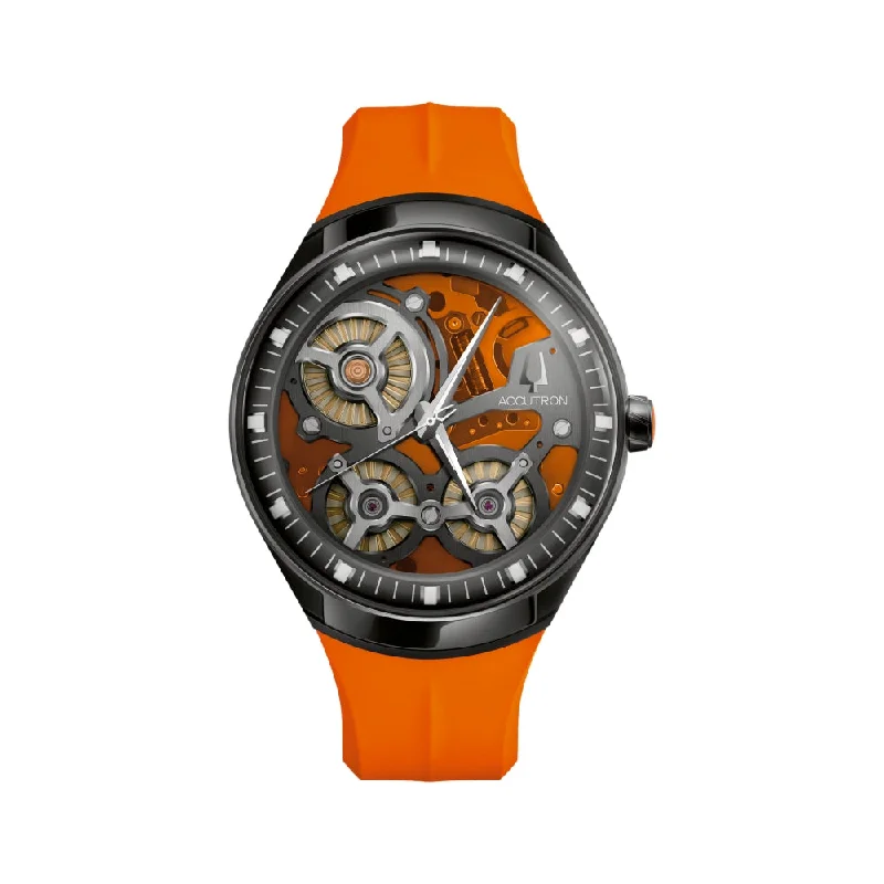 fitness tracking watches for women -DNA Casino Orange Dial