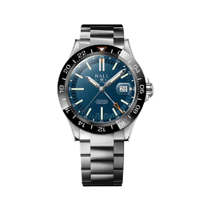 mens watches with date and time zone features -Engineer III Outlier Blue Dial, 40 mm