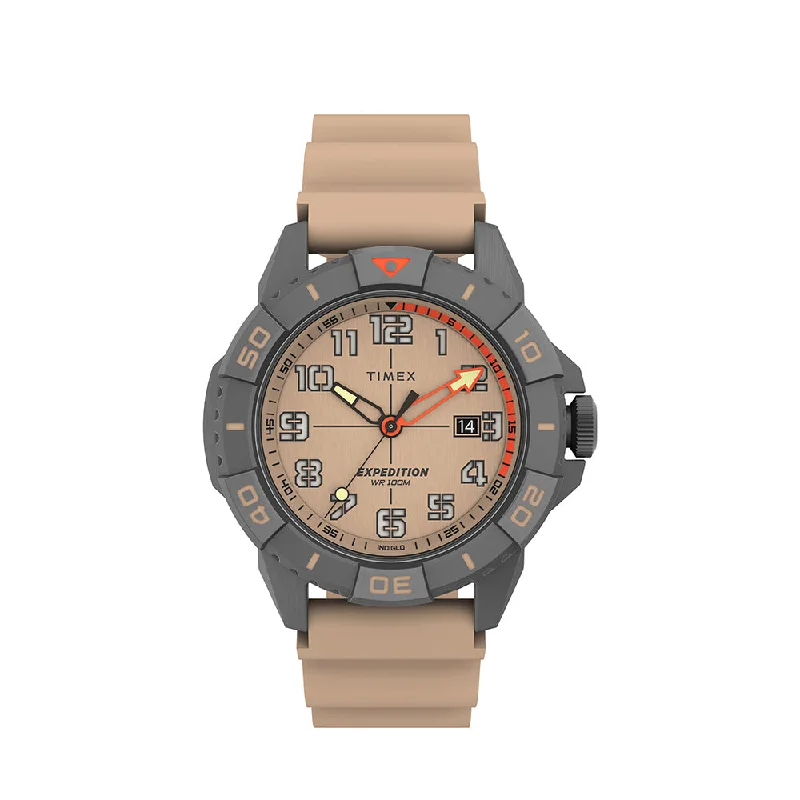 watches for sports and outdoor activities -Expedition North Ridge Date 42mm Rubber Band