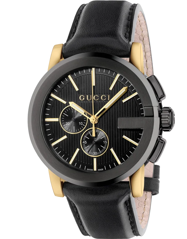 leather strap watches with date function -Gucci G-Chrono - YA101203 - 756701