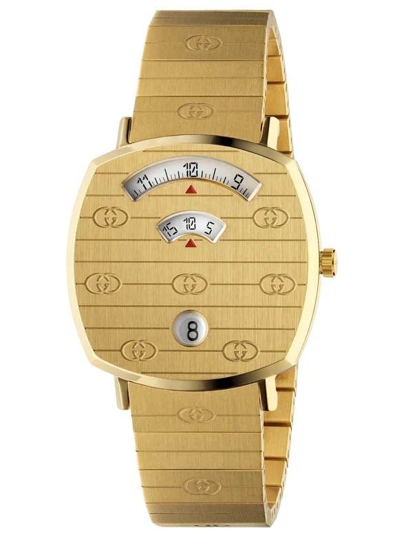 women’s minimalist watches with thin band -Gucci Grip - YA157403 - 780012