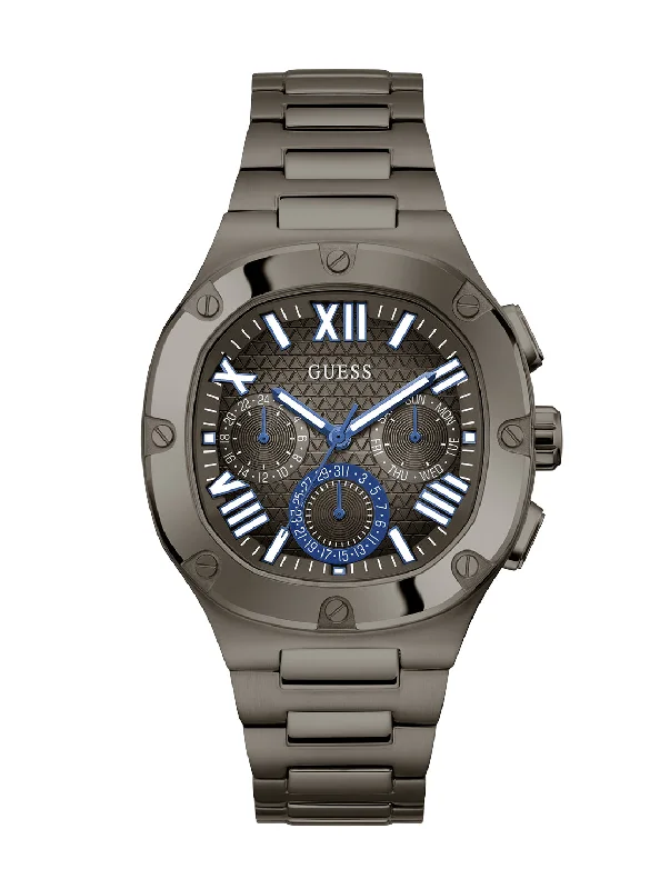 elegant womens watches for office -Gunmetal Headline Watch