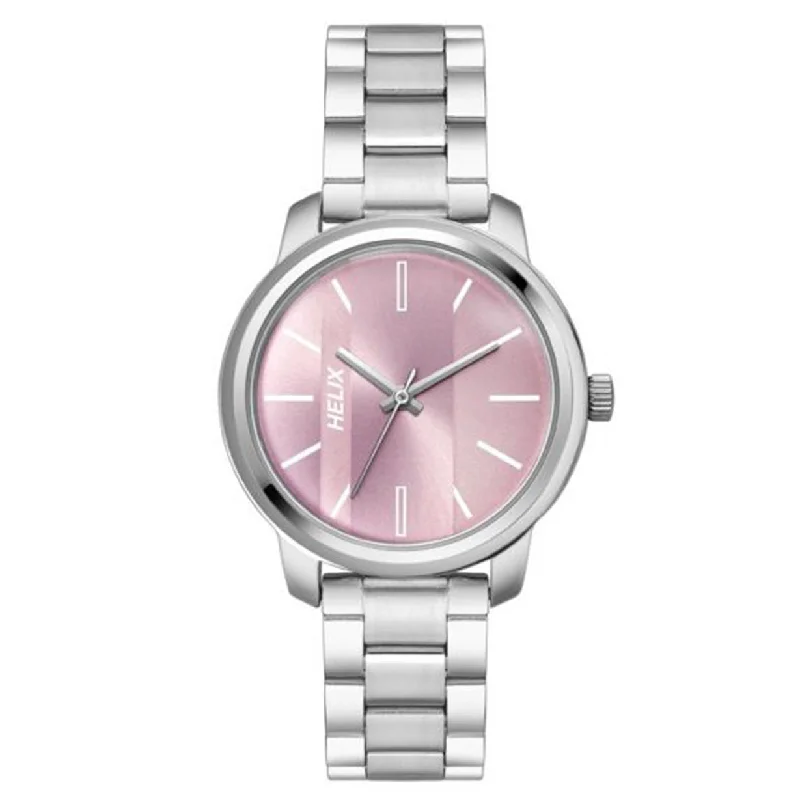 high-end watches for collectors -Helix Casual 35 mm Pink Dial