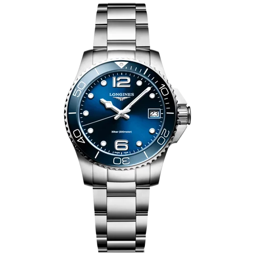 waterproof watches for outdoor use -Longines Hydroconquest Sunray Blue Dial Men 32mm