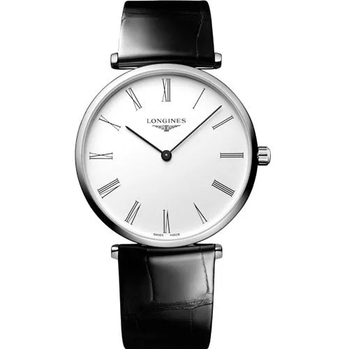 fashionable leather watches for men -Longines La Grande Classique White Dial Unisex 38mm