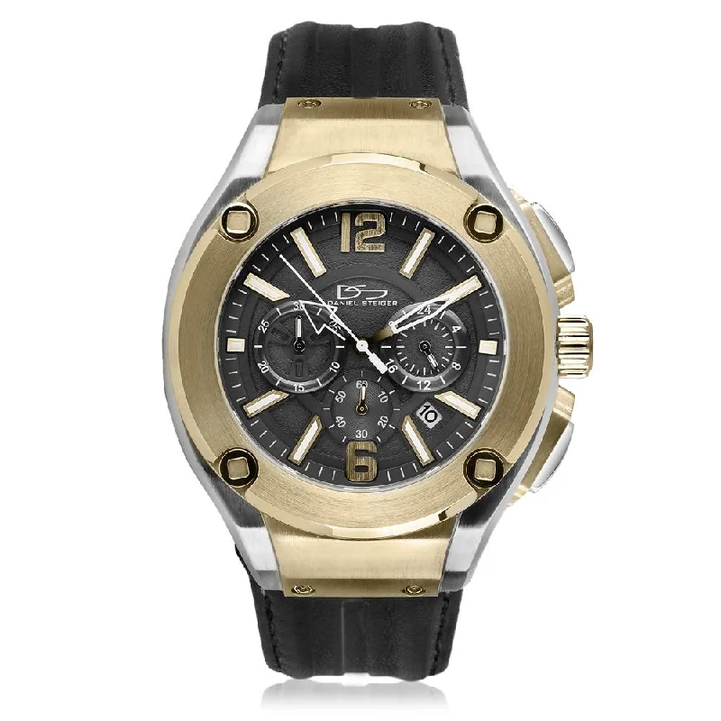 gold watches for men -Magnitude Black Watch