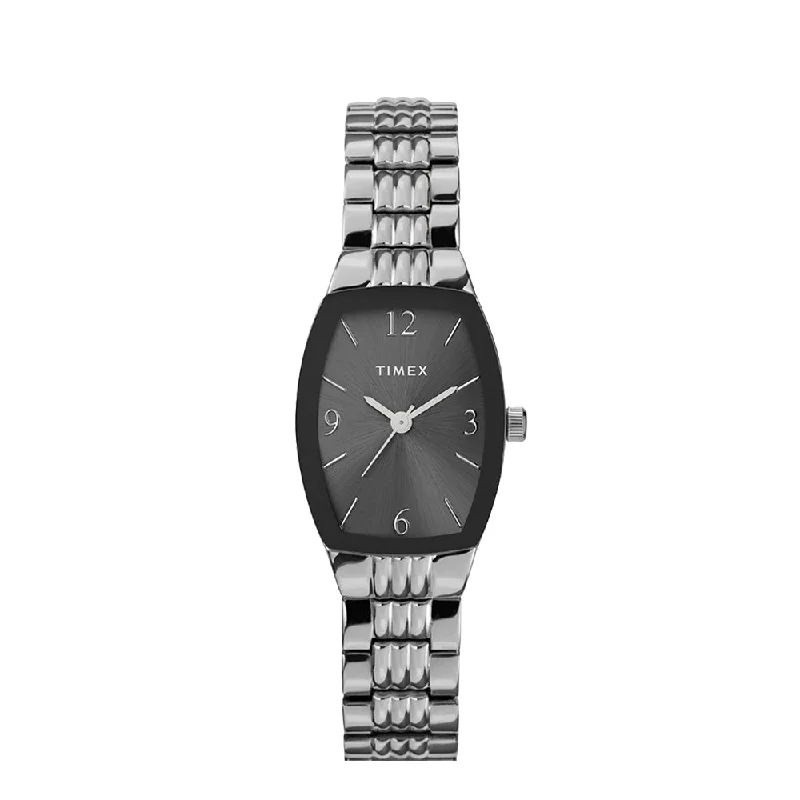 silver watches for women -Main Street 3-Hand 21mm Stainless Steel Band