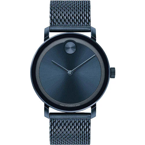 watches for men with automatic movement -Movado Bold Evolution Blue Dial Men 40mm