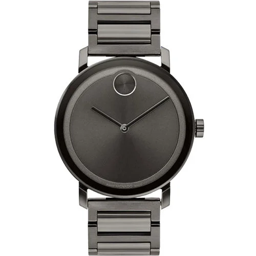 affordable wristwatches for men with good features -Movado Bold Evolution Grey Dial Men 40mm