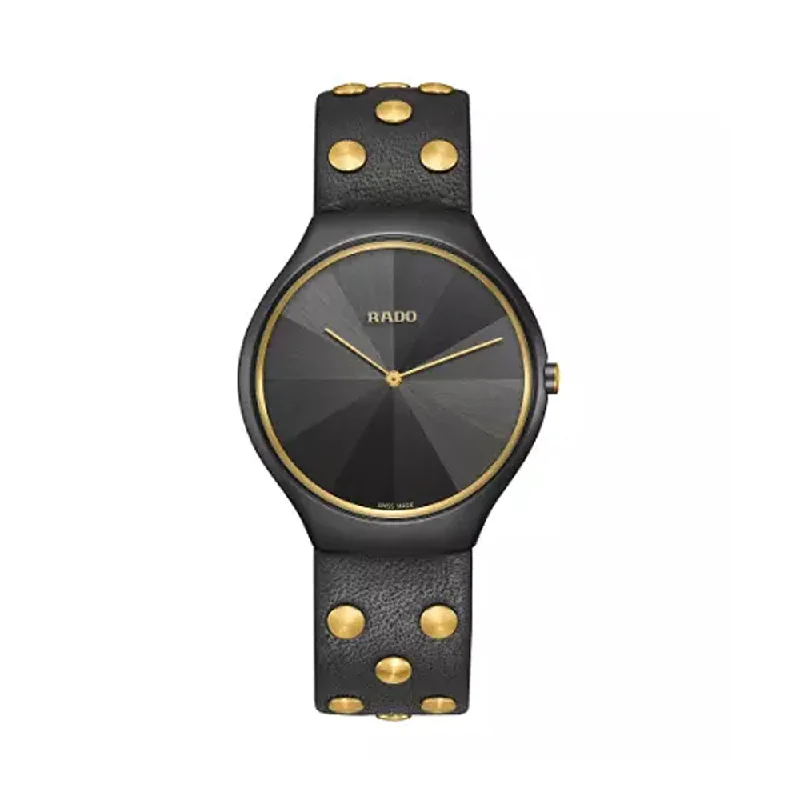 solar powered watches for women -Rado True Thinline Studs R27012105 Women Watch