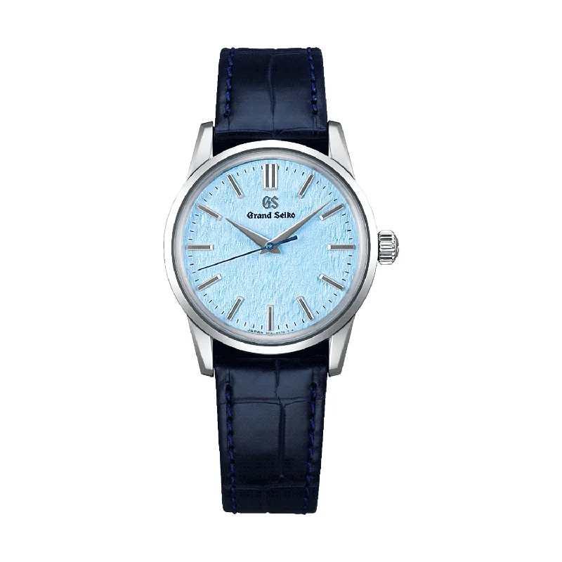 womens luxury watches with leather straps -SBGX353 "Blue Snowflake" Elegance Quartz 34mm - Blue