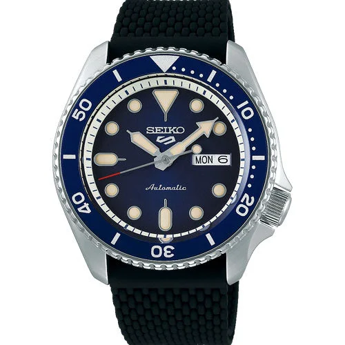 sleek and stylish women’s watches -Seiko 5 Sports Blue Dial Men 42.5mm