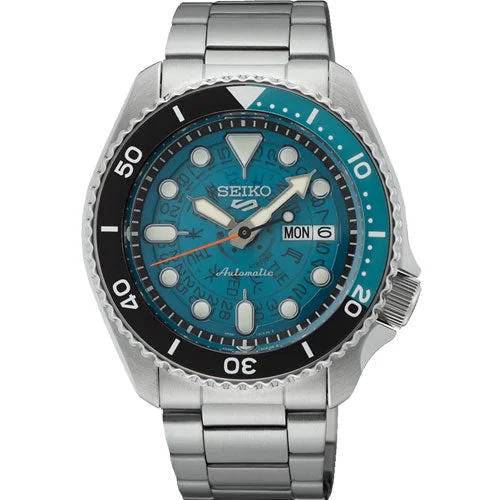 fitness tracking watches for women -Seiko 5 Sports Blue Dial Men 42.5mm