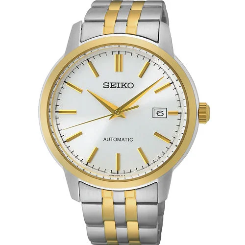 minimalistic watches for women -Seiko Dress White Dial Men 41.2mm