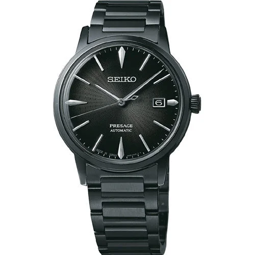 best luxury watches for women -Seiko Presage Black Dial Men 39.52mm