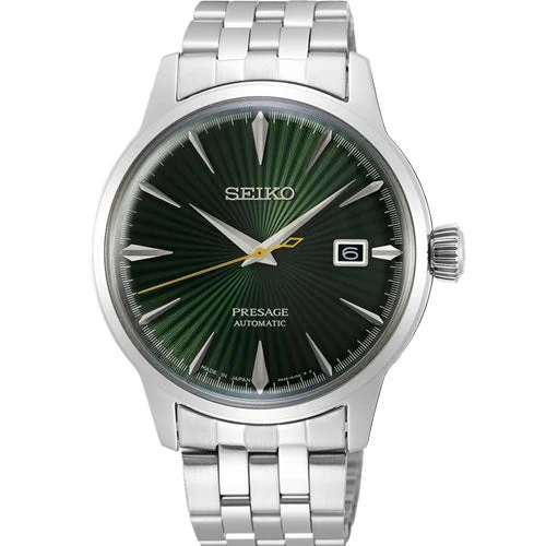 best fitness watches for runners -Seiko Presage Green Dial Men 40.5mm