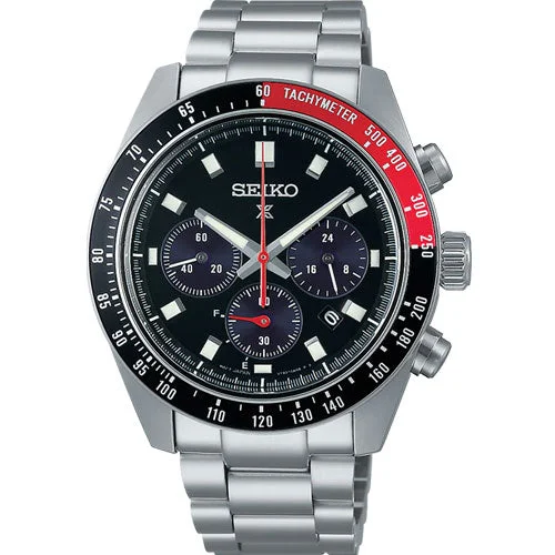 sleek wristwatches for modern men -Seiko Prospex Black Dial Men 41.4mm