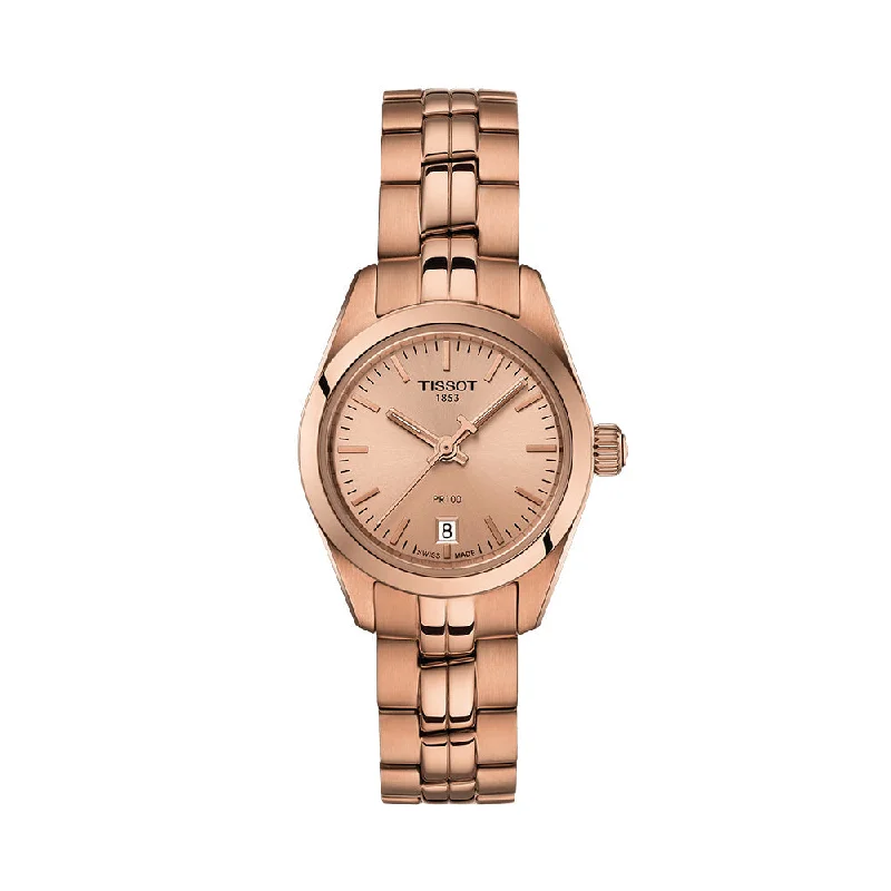 women’s watches with gold plating -Tissot PR 100 Lady Small T1010103345100 Women Watch