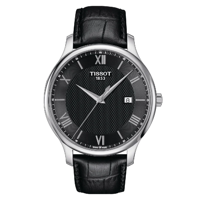 luxury watches under 500 dollars -Tissot T-Classic Black Dial Men 42mm