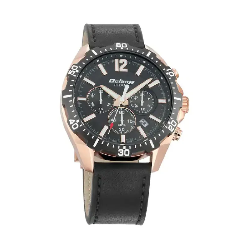 watches with customizable dials -Titan 90108KL01 Octane 2019 Analog Watch For Men