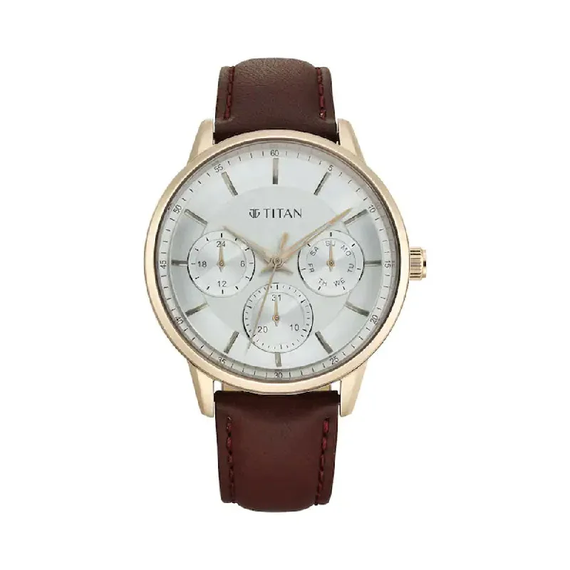 best gift watches for her -Titan 90133WL01 Classique Analog Watch For Men